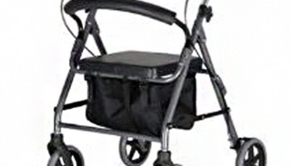 Light Weight Foldable Rollator With Seat